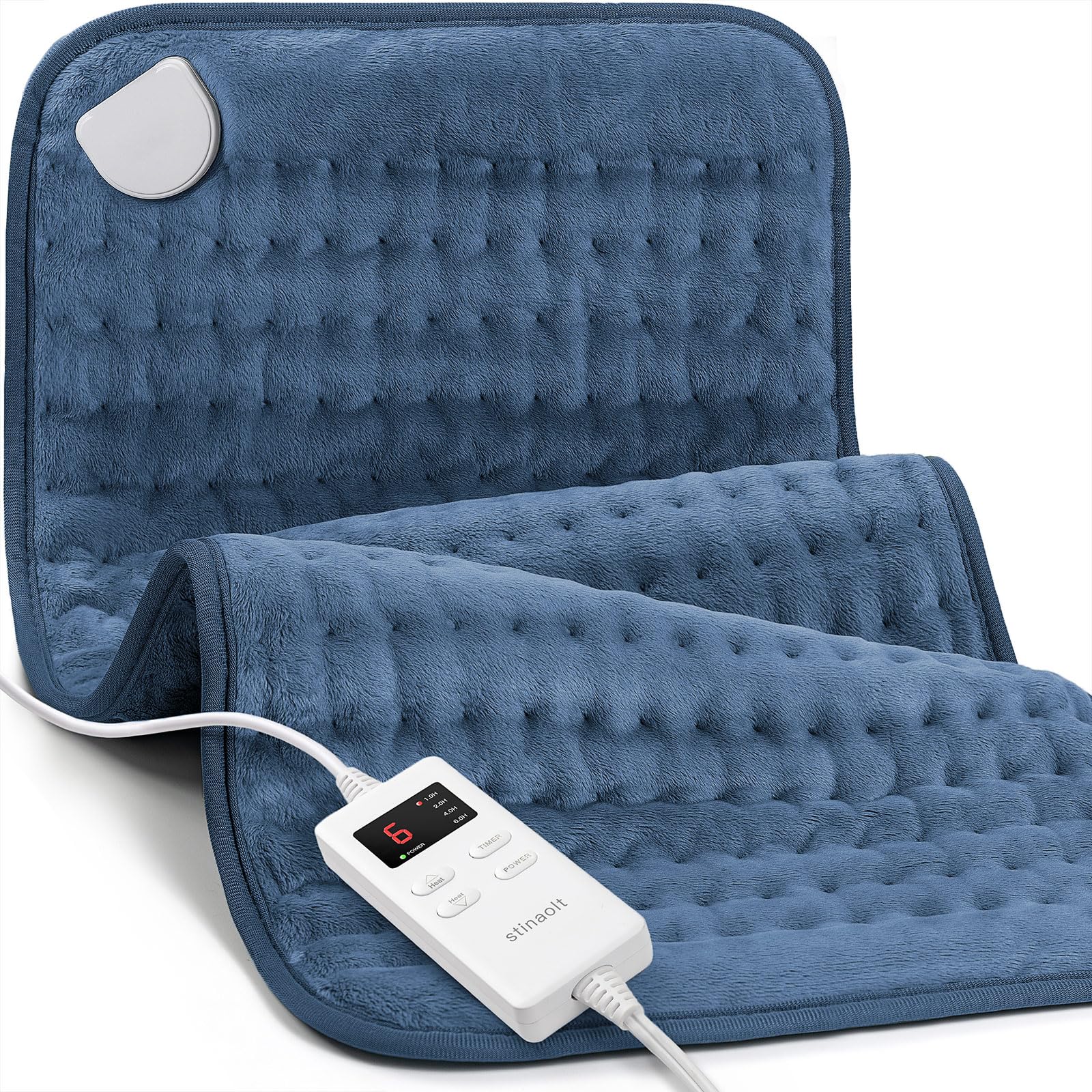 Heating Pad for Back & Period Cramps, Portable Heating Pad for Neck and Shoulders and Back with Auto Shut Off Large, Machine Washable, Christmas Gifts for Women, Men